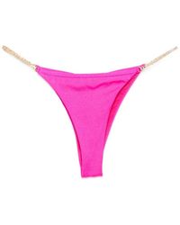 Chiara Ferragni - Badmode ,Roze ,Bikini Broek Met Logo-Embleem - Lyst