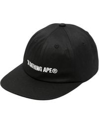 A Bathing Ape - Logo Panel Cap M - Lyst