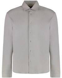 Moorer - Overhemden ,Grijs ,Katoen Montalcino Shirt - Lyst