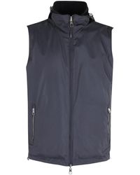Montecore - Hooded Zip Gilet - Lyst