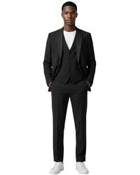 MULISH - Kostuums ,Zwart ,Leer 3P Monetraso Suit - Lyst