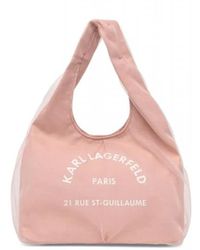 KARL LAGERFELD - Sling Mesh Hobo Bag - Lyst