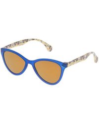 Police - Blaue injizierte sonnenbrille für männer - Lyst