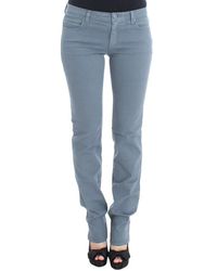 Ermanno Scervino - Cotton blend slim fit bootcut jeans - Lyst