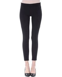 Byblos - Broeken ,Zwart ,Polyester Elegante Skinny Broek Voor Vrouwen - Lyst