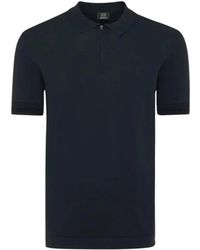 Genti - Polo Zip Cool Dry - Lyst