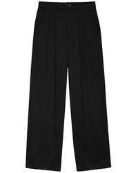 Anine Bing - Carrie Straight-Leg Tailored Broeken - Lyst