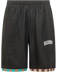 Barrow - Korte Broeken ,Zwart ,Popeline Shorts - Lyst