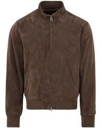 Stewart - Stretch Suede Jacket - Lyst