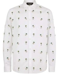 DSquared² - Overhemden ,Wit ,Katoen Shirt E26 - Lyst