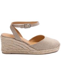 Castañer - Plateau keilabsatz sandalen - Lyst