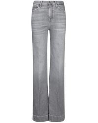7 For All Mankind - Straight Fit Jeans - Lyst