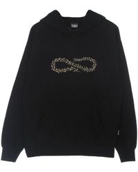 Propaganda - Schwarzer Thorn Logo Hoodie Leichter Sweatshirt - Lyst