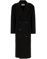 Saint Laurent - Double-Breasted Coats - Lyst