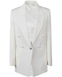 Lanvin - Double breasted tailored jacket - Lyst