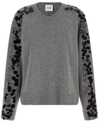 Nude - V-Neck Knitwear - Lyst