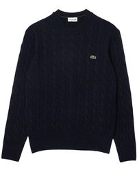 Lacoste - Round-Neck Knitwear - Lyst