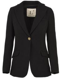 L'Autre Chose - Jassen ,Zwart ,Zwarte Jas Voor Vrouwen - Lyst