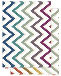 Missoni - Wit Zigzag Patroon Set Van Twee - Lyst