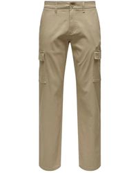 Only & Sons - Straight Trousers - Lyst