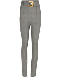 Balmain - Stretch Broek - Lyst