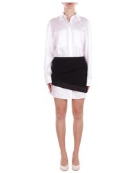 Dondup - Korte, Garengeverfde Gabardine Jurk - Lyst