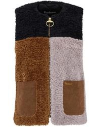 Barbour - Fleece Gilet Cathy - Lyst