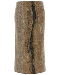Nude - Midi Rok - Lyst
