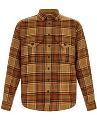 DSquared² - Overhemden ,Oranje ,Wol D2 Cottage Militaire Shirt - Lyst