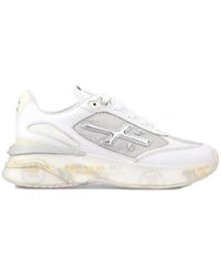 Premiata - Moe Run Pelle E Rete Lurex - Lyst