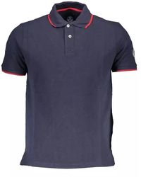 North Sails - Blaues polo shirt mit logo - Lyst