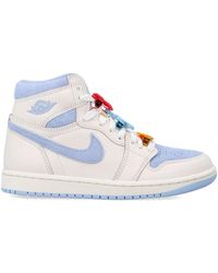 Nike - Fitness ,Wit ,Leer Air Jordan 1 Retro High Og - Lyst