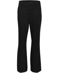 Kaffe - Wide Trousers - Lyst