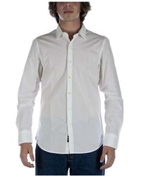 Replay - Camicia bianco - Lyst