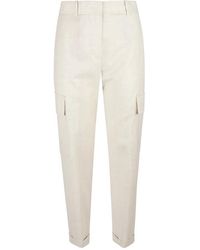 Eleventy - Slim-Fit Trousers - Lyst