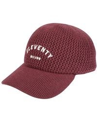 Eleventy - Kaschmir Baseball Cap Mit Häkelstickerei - Lyst
