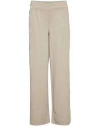Ichi - Wide Trousers - Lyst