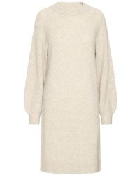 Ichi - Knitted Dresses - Lyst