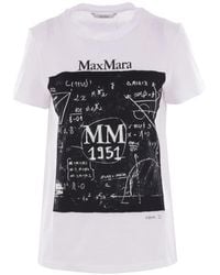 Max Mara - Weiße T-Shirts Und Polos Colibri Baumwolle - Lyst