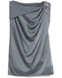 Lanvin - Asymmetrisches Top Mit Arpège Ring Detail - Lyst