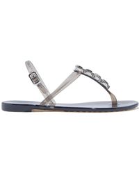 Casadei - Sandales À Ornements En Cristal - Lyst