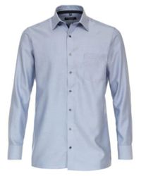 CASA MODA - Blaues Langarm Business Hemd - Lyst