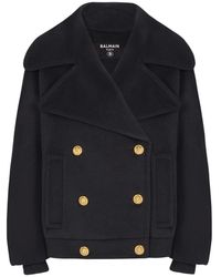 Balmain - Double-Breasted Coats - Lyst