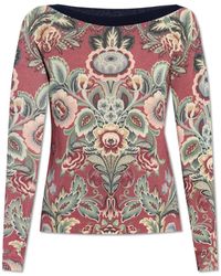 Etro - Round-Neck Knitwear - Lyst