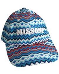 Missoni - Mehrfarbige Baseballkappe Aus Baumwolle - Lyst