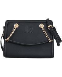 RICHMOND - Schwarze handtasche mit goldenen akzenten - Lyst