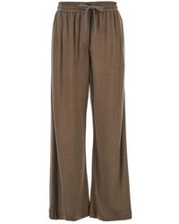 Brunello Cucinelli - Wide Trousers - Lyst
