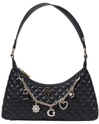 Guess - Gepolsterte Schultertasche Mit Reißverschluss - Lyst