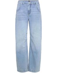 HUGO - Jeans ,Blauw ,Katoen C Slouchy Balloon - Lyst