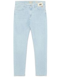 Roy Rogers - Jeans ,Blauw ,Katoen Slim-Fit Jeans - Lyst